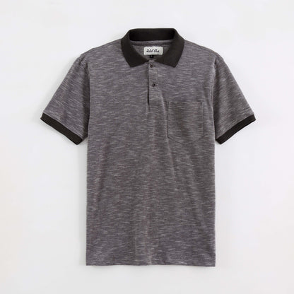 Bird's eye Brown Tee - MC0012