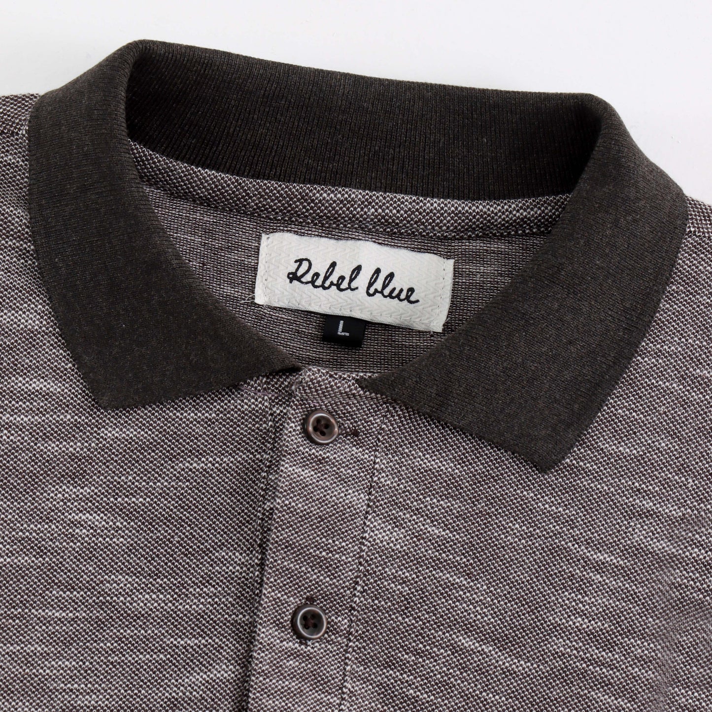 Bird's eye Brown Tee - MC0012