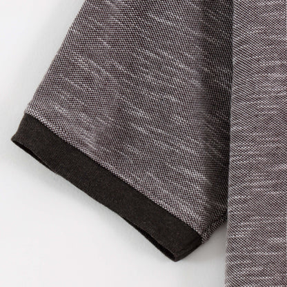 Bird's eye Brown Tee - MC0012